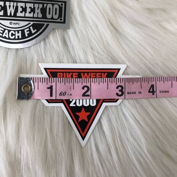 Vintage 2000 Daytona Bike Week Sticker Set - Picture 6 of 8